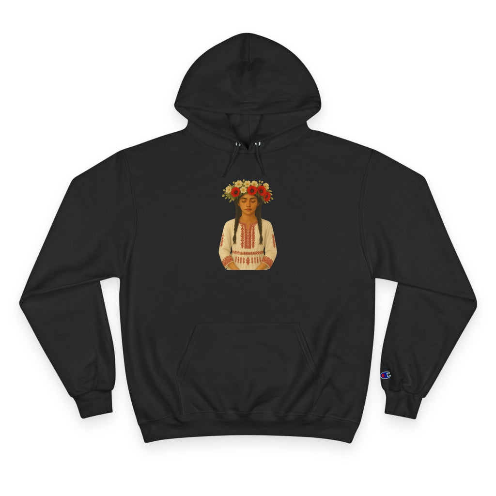 Cultural Champion Hoodie: Vibrant Floral Design