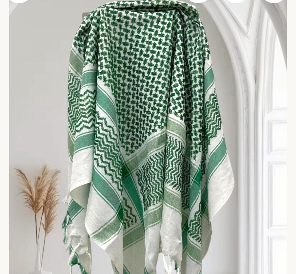 Sanasel Authentic Palestinian Keffiyeh – Handcrafted with Heritage