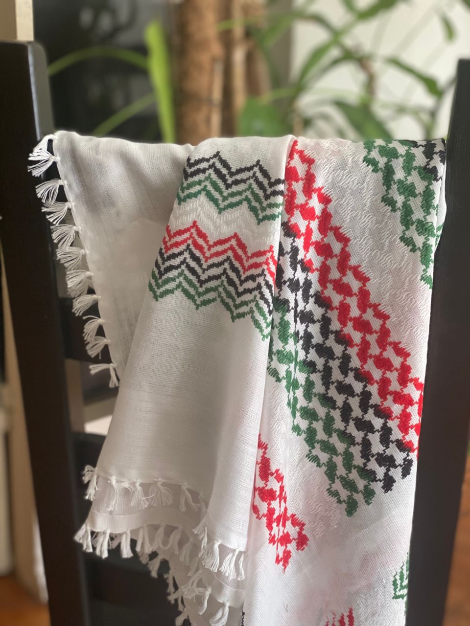 Sanasel Authentic Palestinian Keffiyeh – Handcrafted with Heritage (multi color)